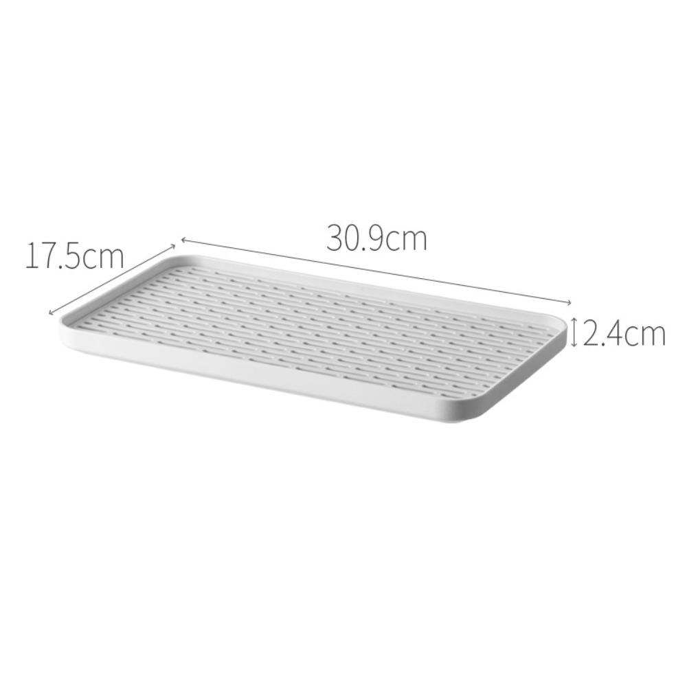 Double Layer Dish Drainer Plastic Dish Drying Rack Draining Board Drain Tray  Office/Home