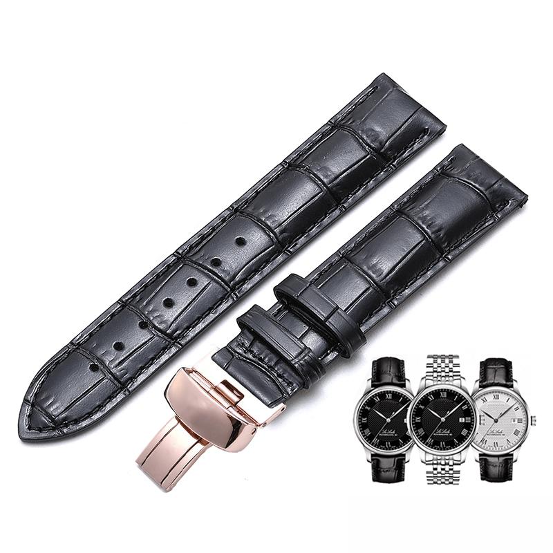 Echtes Leder Uhrenarmband für Tissot Le Locle T41 T006 PRC200 Uhrenarmband 18 19 20 22mm Armband Kostenloser Versand