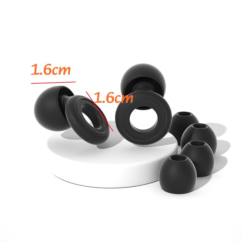 Soft Silicone Earplugs Anti-noise Sleep Soundproof Earplugs Sleep Anti Snoring Swimming Reusable Hearing Protection Earbuds
