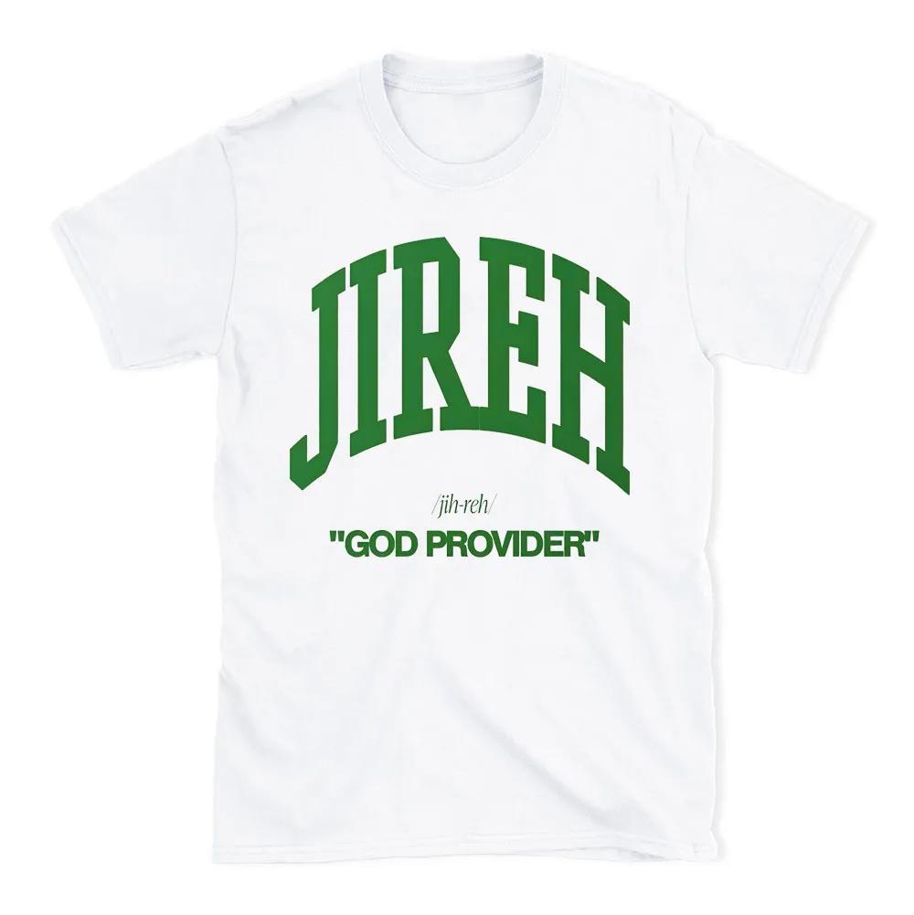 

2026 Summer New Style Jireh Christian Unisexs Tshirt Fashionally Popular Roundneck Unisexs and Womens Matching Printed Tshirt S