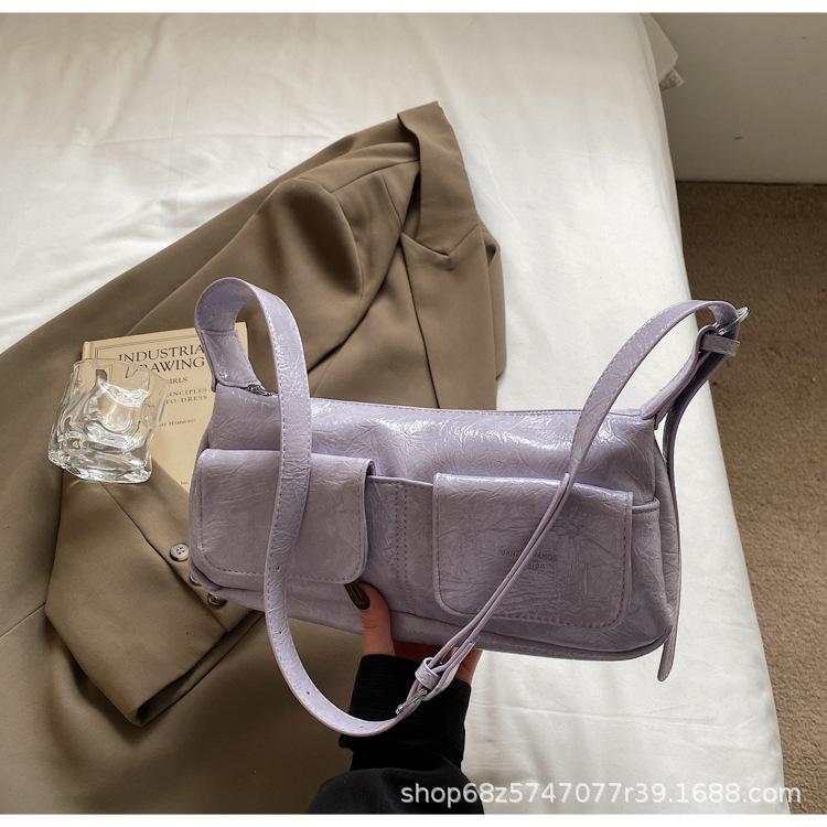 Foreign order high-end commuter bag women's 2025 new French niche underarm bag summer versatile shoulder messenger bag