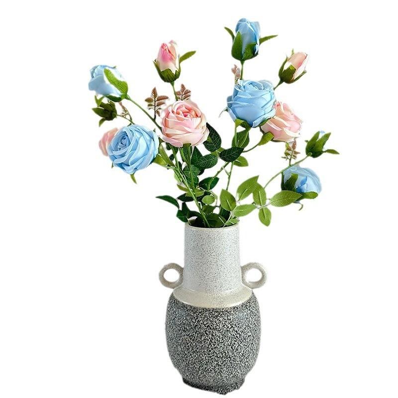 Flower Artificial Mini Rose Wedding Hotel Restaurant Desktop Decoration Ornament