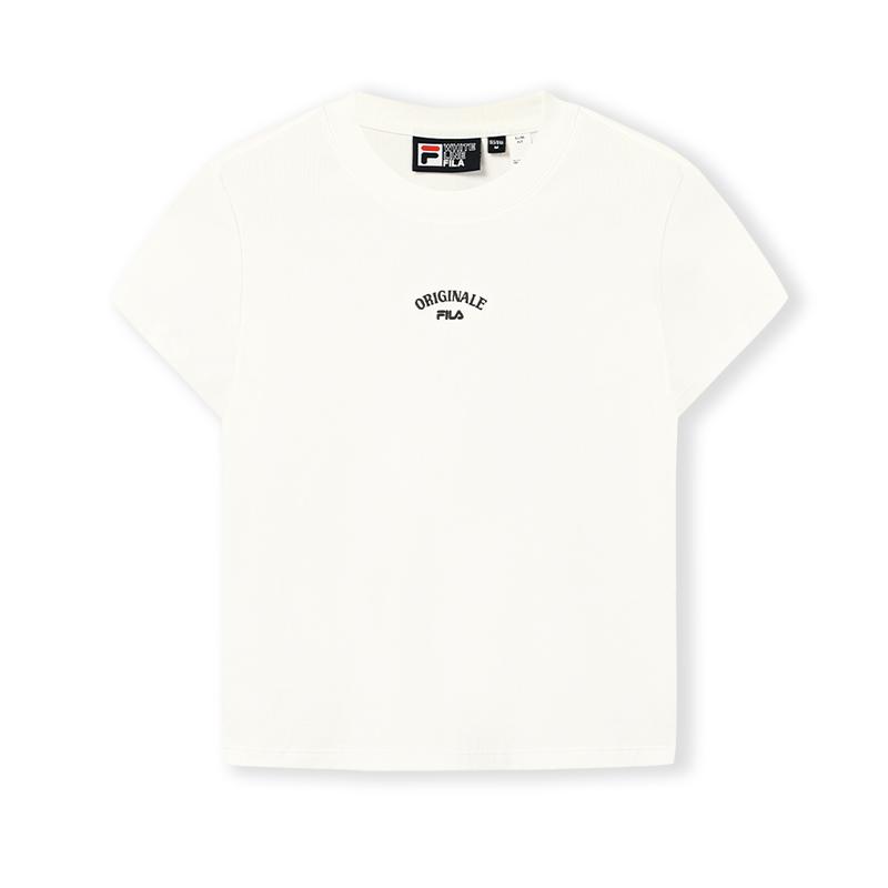 FILA Original Moisture-Wicking Short Sleeve T-Shirt Women tops F11W639115FWT S
