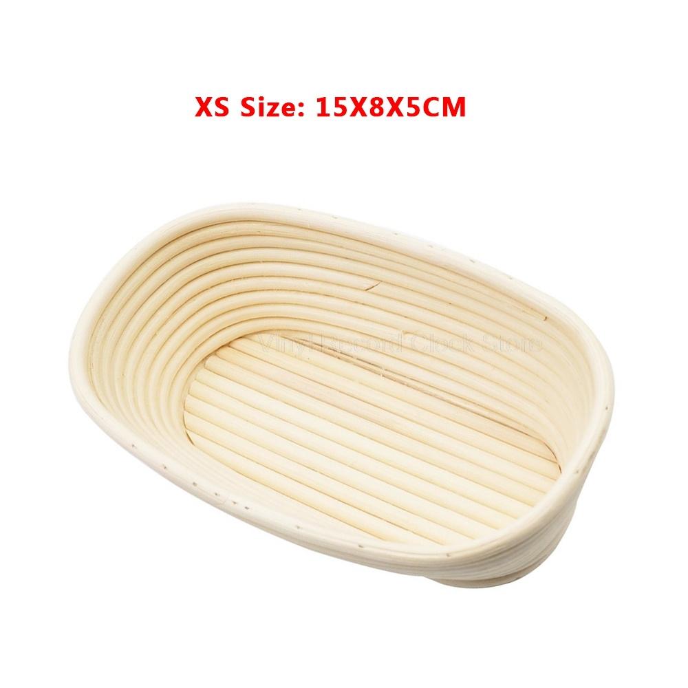 Handmade Wicker Bread Basket Kitchen Bread Boxes Rattan Woven Storage Baskets Oval Fruit Trays Bowl Rattan Organizer Plates