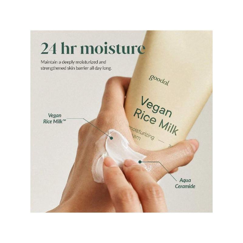 Goodal Crème Hydratante Douce Végane au Lait de Riz 70ml
