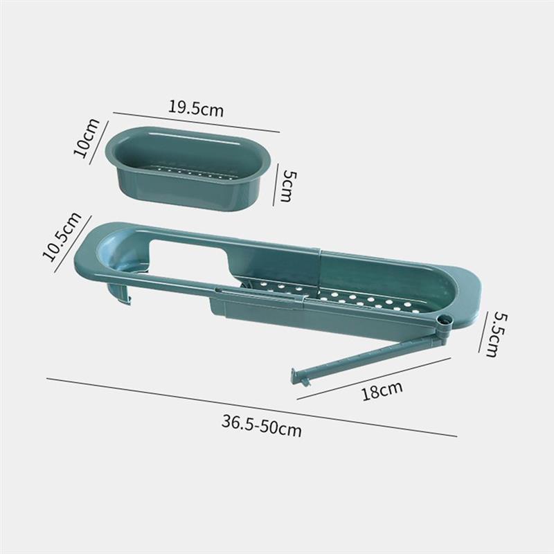 Kitchen Sink Organizer Dish Drainer Organizer for Soap Towel Rack Home Supply Kitchen Accessories Adjustable Shelf Storage Rack