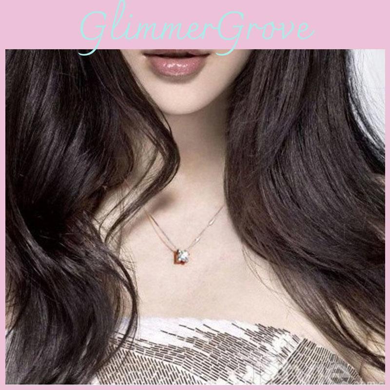 Elegant Women Fashion Female Creative Chain Necklace Cross Necklace In Durable Alloy