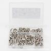 100 Nickel-Plated Self-Tapping Eye Hook Screws