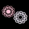 Circular Flower Pattern Metal Cutting Dies Stamps Alphabet Embossing Paper Cards Making Craft Stencils Scrapbooking
