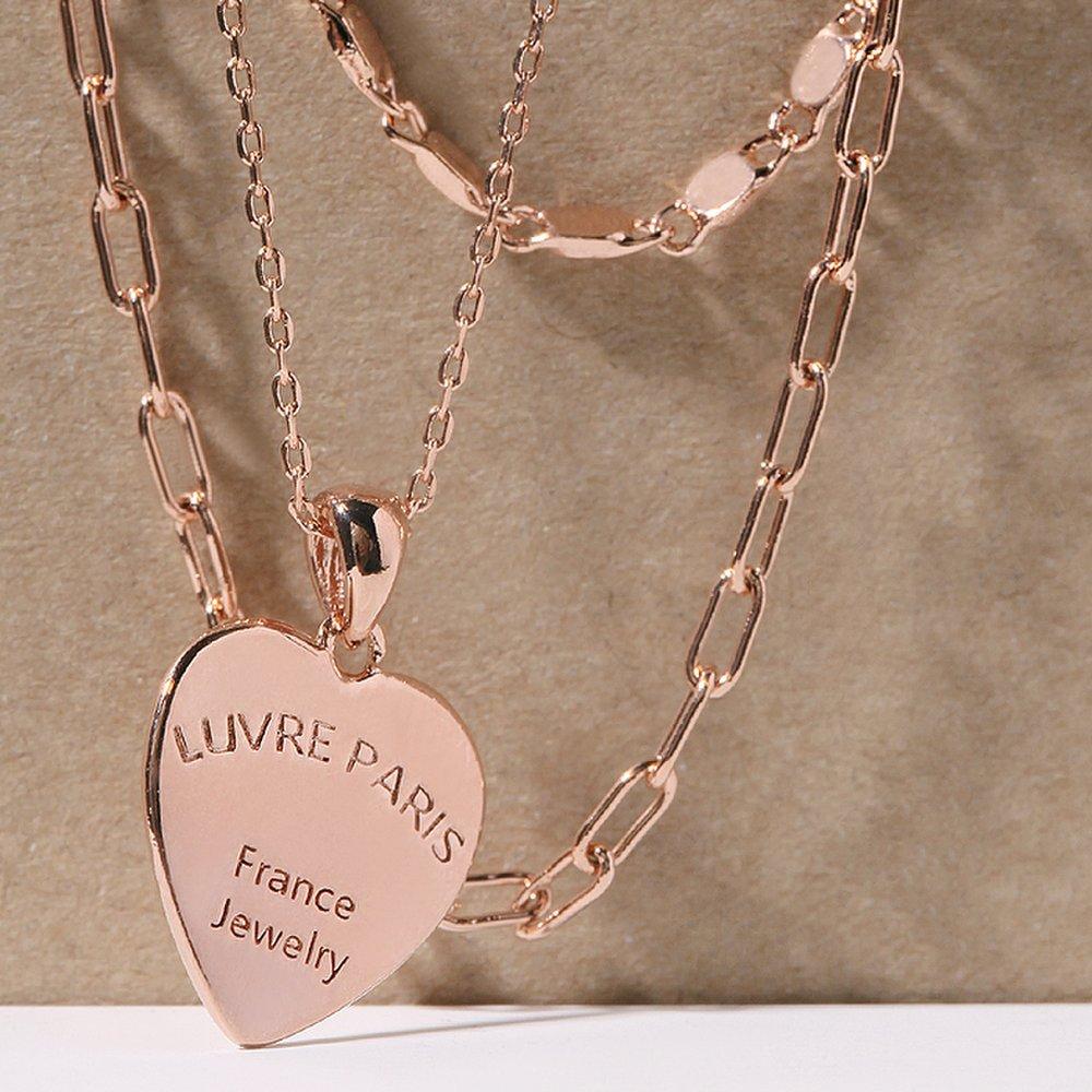 Louvre 3-Line Layered Necklace Na0632