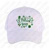 Happy St. Patricks Day Ireland Cap Summer Women Unisex Peaked Hat Fashion Casual Adjustable Printed Baseball Caps Trucker Cap