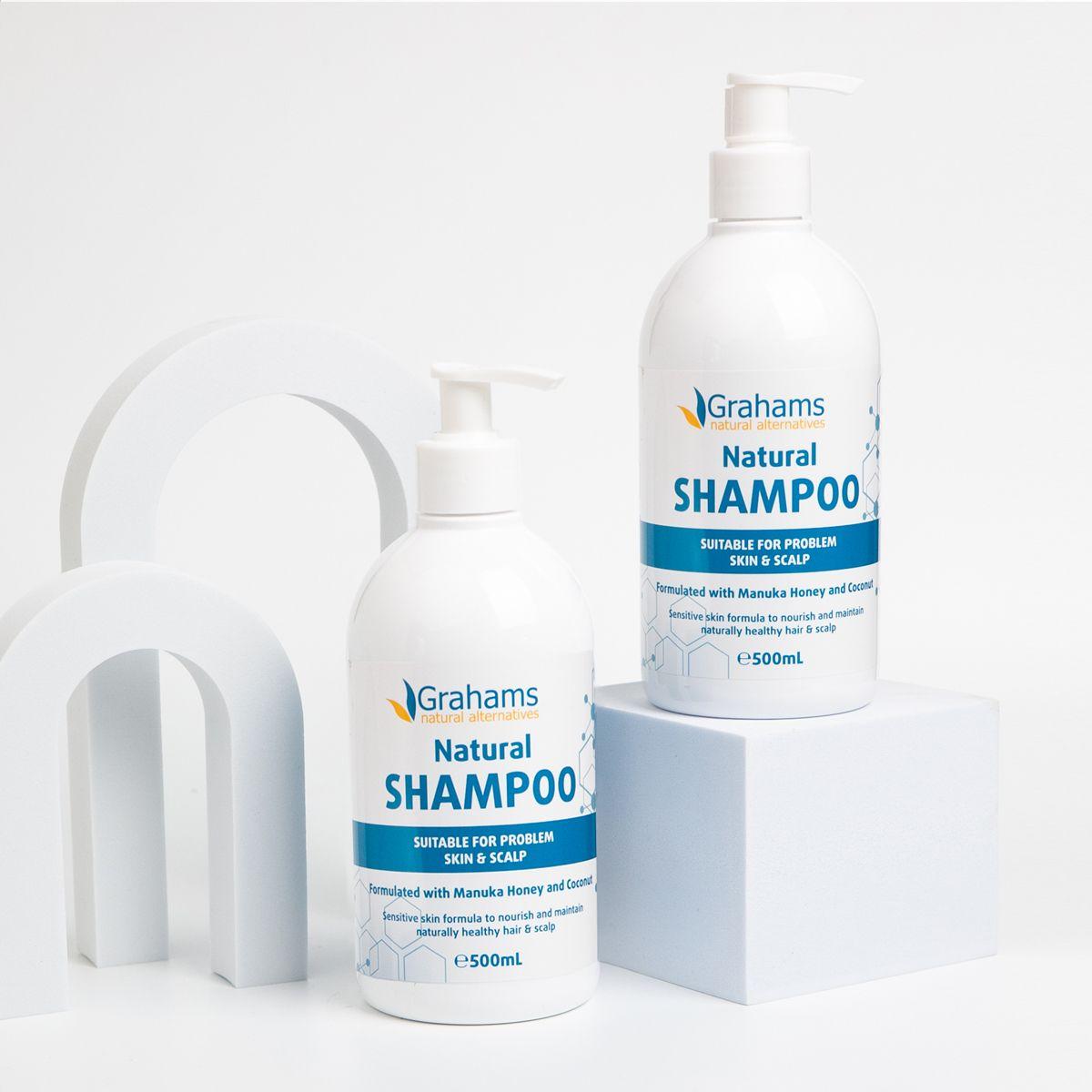 Natural Shampoo 500mL_Itchy, Sensitive Scalp 99% Naturally Derived Ingredients