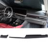 Real carbon fiber For BMW 5 Series G60 2025 Car Center Console Dashboard Panel Decoration Cover Sticker Interior Accessories