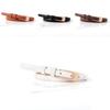Womens Fashion Pu Leather Narrow Waist Belt With Stylish Buckle For Spring And Summer