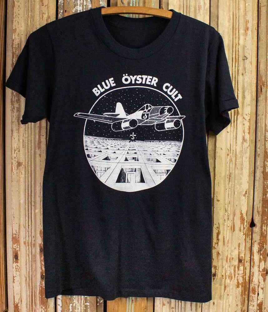 Vintage Blue Oyster Cult Secret Treaties Concert TEE SHIRT Black All Size AM953 Unisex T-Shirt L