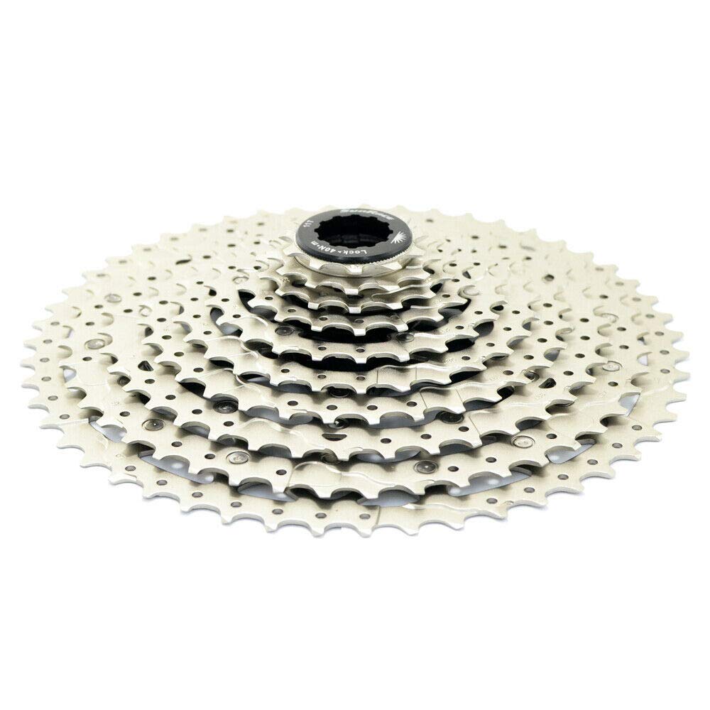 SunRace CSMS3 Wide Ratio Kassette 10 XTE2193 11-51Z, Geschwindigkeit, Silber,