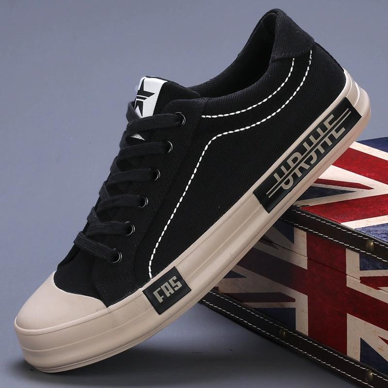 

Мужские парусиновые туфли дышащие уличные мужские повседневные туфли удобные весенне-осенние тканевые туфли на плоской подошве черные кроссовки для ходьбы 38