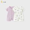 TONGTAI Baby Short Sleeve Cotton Romper