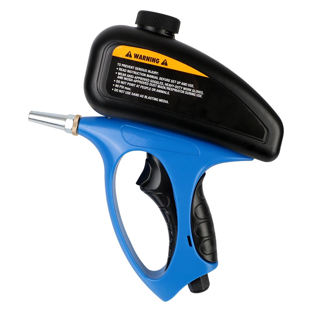 Pneumatic Sand Blasting Machine Handheld Glass Tombstone Sprayer Sandblasting Machine Anti-rust Sandblaster 90psi