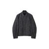 Black Tweed Blouson Jacket Cwjas25101bkx