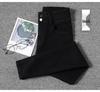 Women's High Waist Elastic Denim Skinny Pants - Double Button Pencil Style for Spring, Autumn, Winter