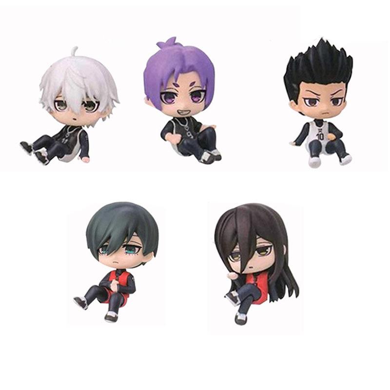 Anime Figure Blue Lock Blind Box Jiro Hayase Hinata Kageura Chigiri Hyoma Capsule Toys Cute Doll Model Desktop Ornament Gift