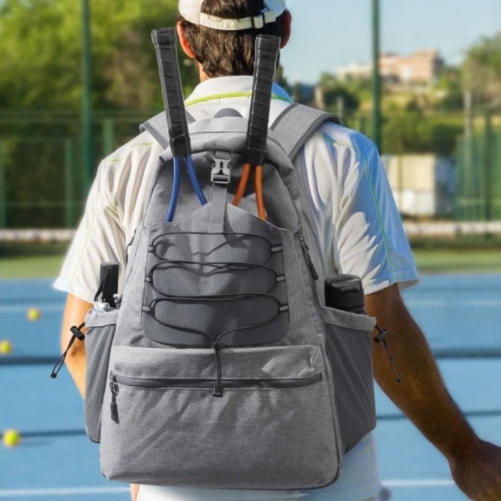 Waterproof Tennis Racket Bag Adjustable Sports Fitness Bag Racket Storage Tennis Backpack  Youth