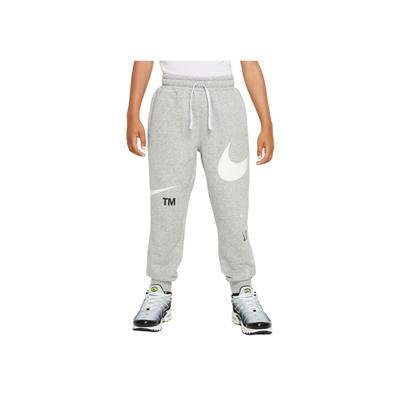 Letter Print Low Waist Cuffed Pants Kids Bottoms Dark-Gray DO3601-063