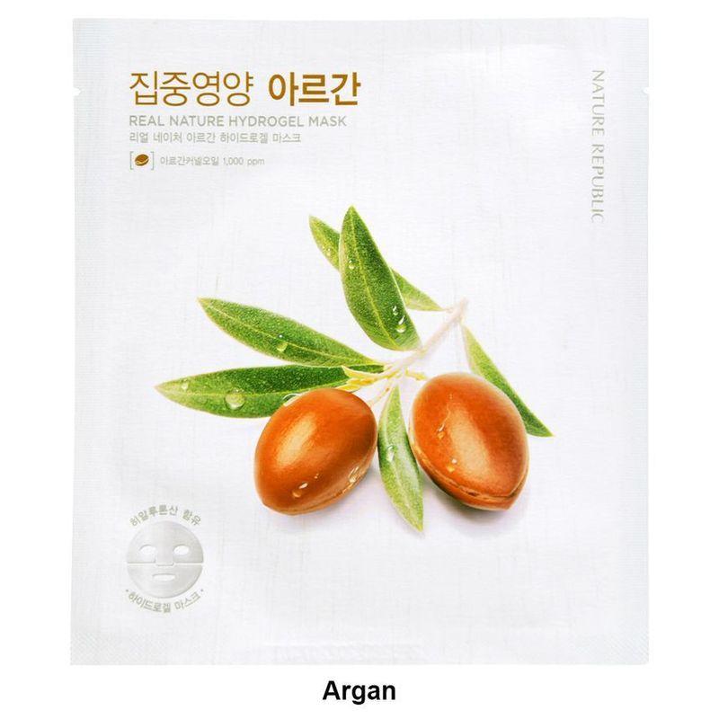 NATURE REPUBLIC - Real Nature Hydrogel Mask - 10 Types