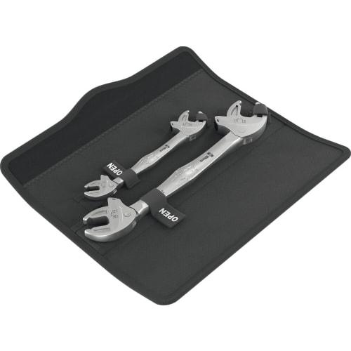 Wera 05020340001 | 6006 Joker 2 Set 1, Self-Adjusting Double-Ended Ratchet Wrench, 2 Pieces [Officially Imported from Japan]