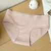 5Pcs Mid Waist Seamless Briefs Cotton Crotch Underwear for Women Soft Solid Color Panties  Girl