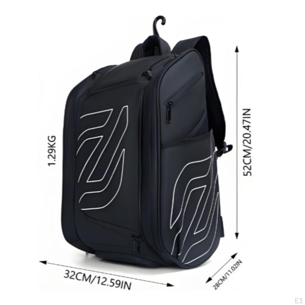 Pickleball Backpack Bag Long-Lasting Water Resistant