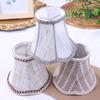 1Pcs Wall Lamp Cover Enclosure Accessories Europe Retro Lampshade Jacquard Fabric Chandelier Handmade Cloth Lampshade