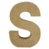 Papier-mâché Letter S FSC Recycled100%, 15x10.5x3cm
