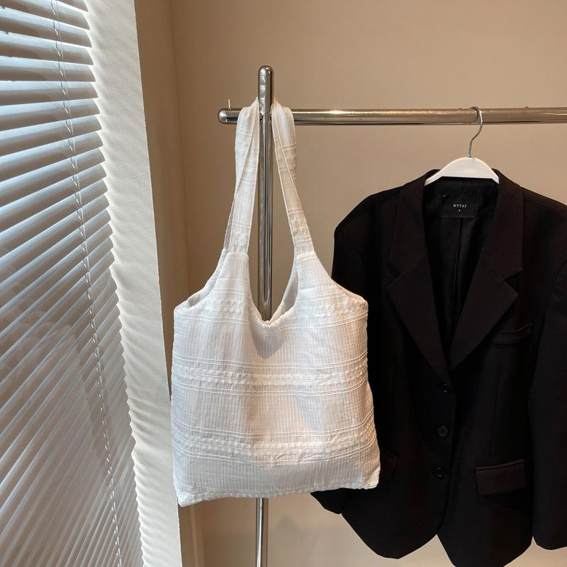 

Модная клетчатая холщовая сумка, ленивая сумка под мышкой, женская новая повседневная сумка-тоут на плечо большой вместимости бежевый