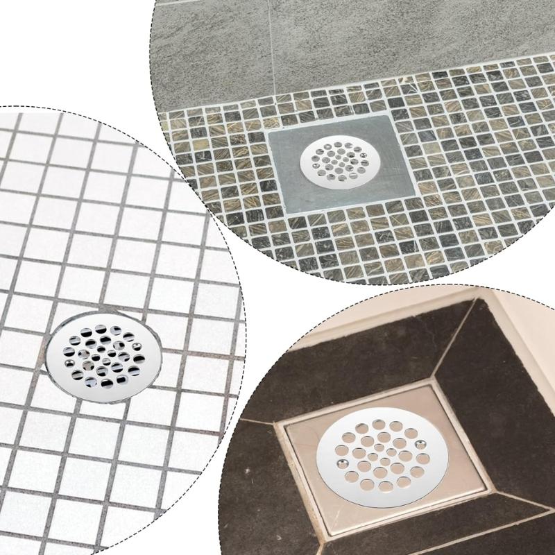 Duurzaamheid Doucheputdeksel Set Roestvrij Staal Met 4 1/4 Inch Gat Voor Optimale Waterdoorstroming Efficiëntie