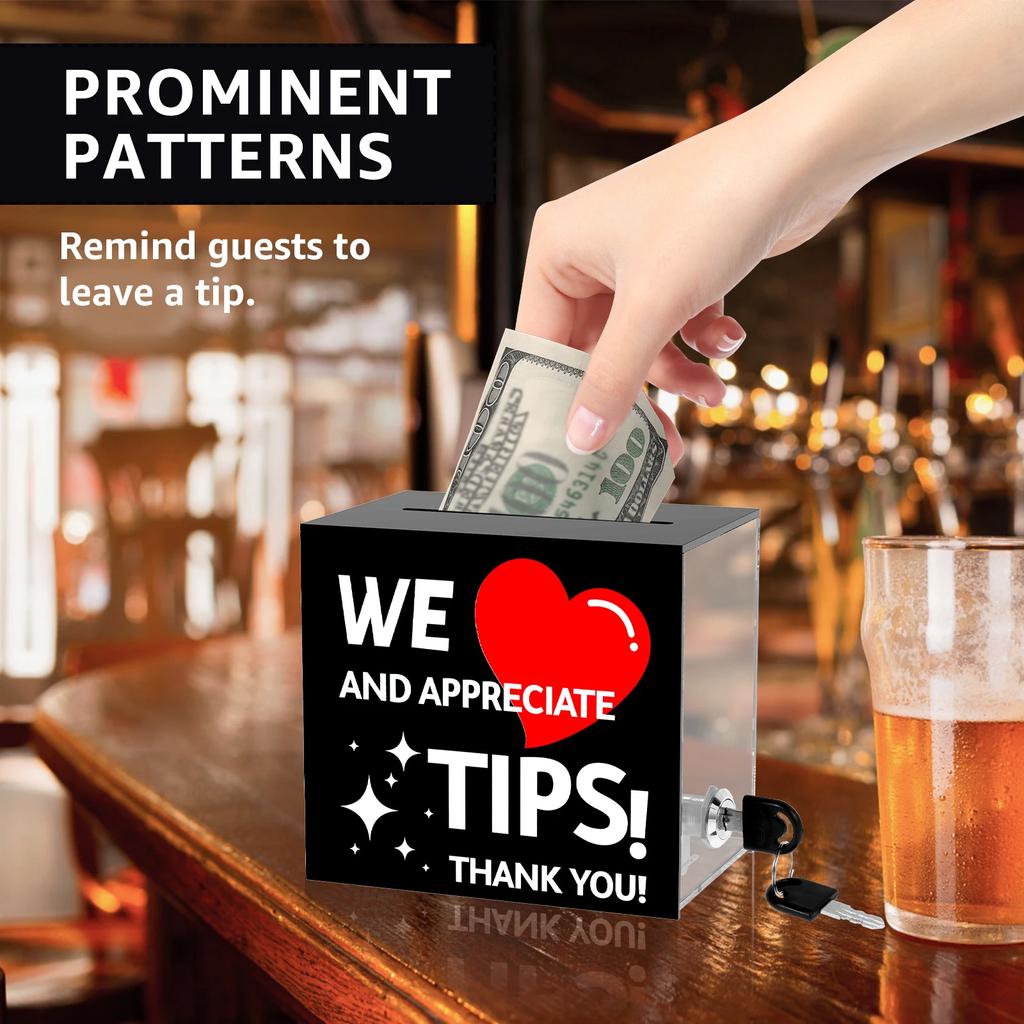 Акрилова скринька для пожертв із замком Прозора Скринька для пропозицій, голосування, розіграшів, збору коштів Скарбничка Банк для заощаджень Квиток Банка для чайових