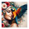 Diamond painting Art 5D DIY Colorful Peony Flowers Beauty Girl Diamond Mosaic Bird Tree 5D Rhinestone Cross Stitch Home Decor