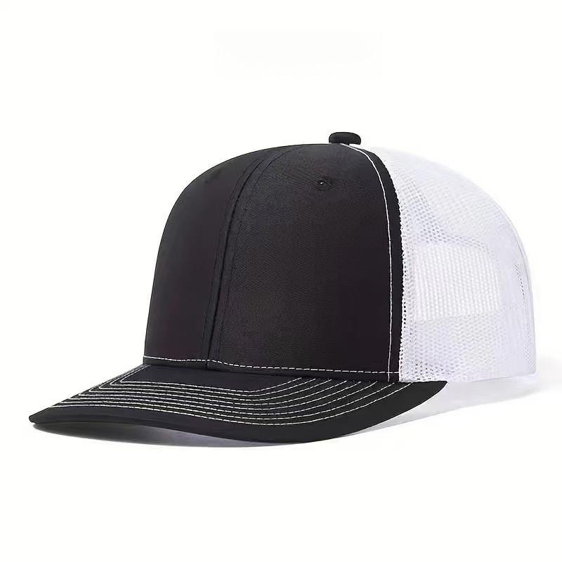 Richardson 112 Unisex Siatkowa Czapka Trucker Oddychający Kapelusz Przeciwsłoneczny z Lekko Zakrzywionym Daszkiem Czapka Baseballowa dla Wszystkich