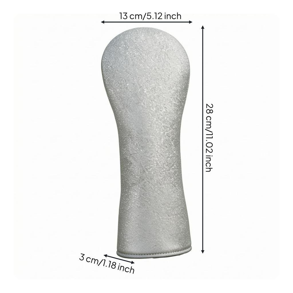 Golf Club Head Cover Glitter Headcover Long-Lasting for Travel, Golfers