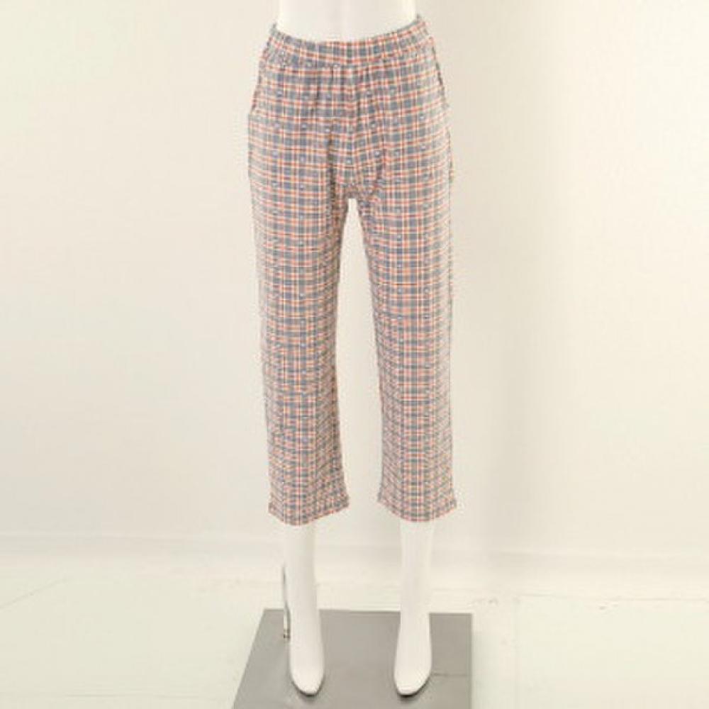 Venus Pastel Check Printed Pants Vep3802f Pink/100