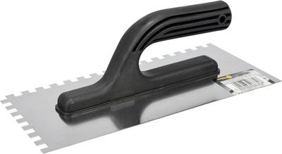 Stainless Steel Plastering Trowel 270 X 125mm, Teeth 8 X 8mm 06780 VOREL