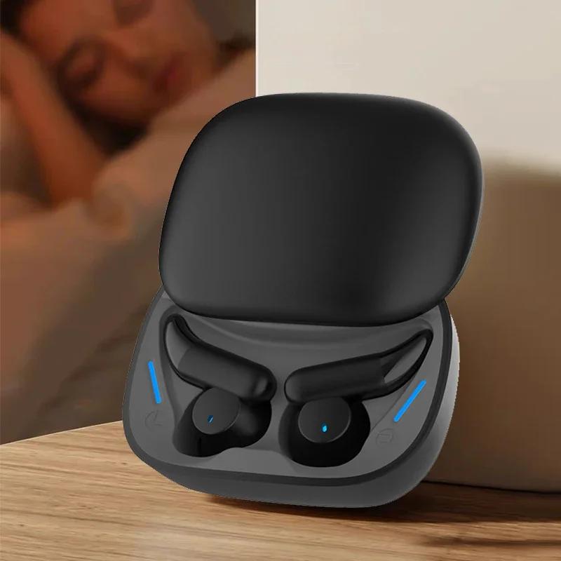 

Sleeping Earbuds TWS Bluetooth 5.3 Wireless Noise Cancelling Invisible Earphones Comfortable Headset With Mic For Side Sleepers чорний