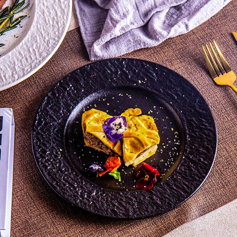 RuHan Ceramic Rock Pattern Dinner Plate