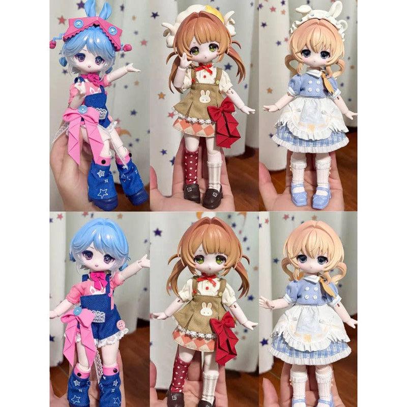 In Stock Genuine Come4Free Bonnie Bunny Dream Box Series 1/12 Bjd  Articulated Action Figurine Cute Anime Figurine Models