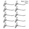 10Pcs Durable Retail Shop Mesh Stall Hangers Wall Hook Reusable Supermarket Shelf Hook Universal Metal Mesh Panel Hooks
