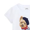 Polo Ralph Lauren Animal Print Graphic Crew Neck Short Sleeve T-Shirt Kids Tops White 313936025-001