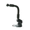 360 Rotatable Motorcycle Phone Holder with Strong 17mm Ball Joint for General Bike and Scooter Mounting