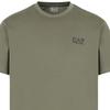Emporio Armani Ea7 Solid Color Printed Round Neck Short Sleeve T-Shirt Men Tops Green 8NPT18-PJ02Z-1846