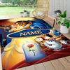 Custom Name Tinkerbell's Magical Night Carpet Rug Customizable Soft Washable Anti-Slip Home Living Room Sofa Mats Personalized Rug. 0909356